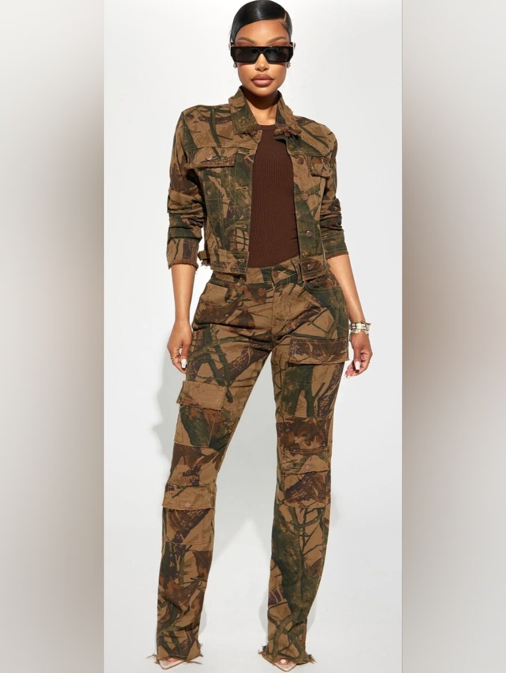 NWT!! Fashion Nova Camo Jeans